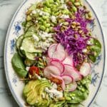Everything Spring Green Salad with Basil Lemon Vinaigrette