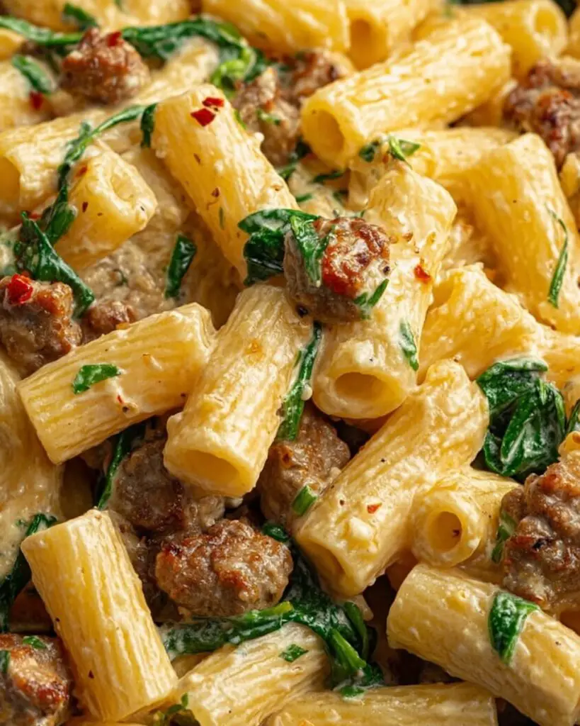 Creamy Italian Sausage Rigatoni