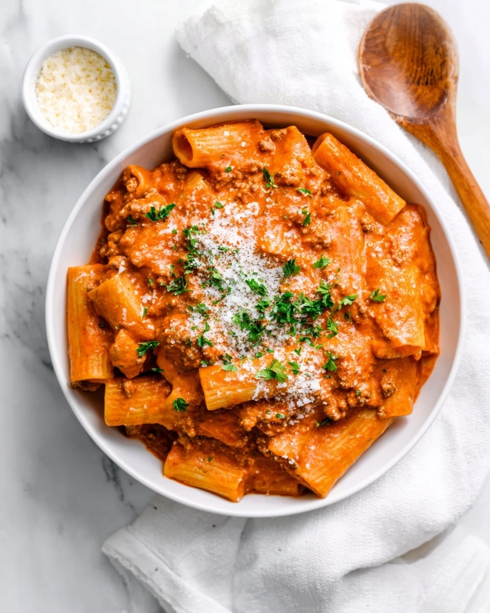 Creamy Italian Sausage Rigatoni