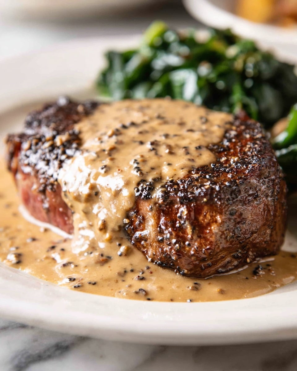 Creamy Peppercorn Steak Sauce Recipe