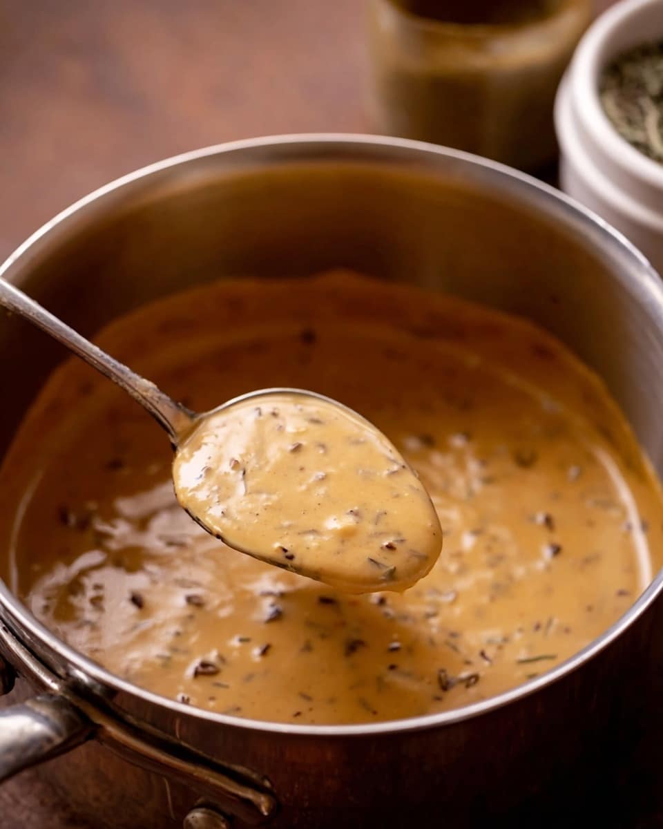 Creamy Peppercorn Steak Sauce Recipe