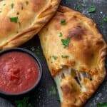 Air Fryer Calzones (Crazy Easy)