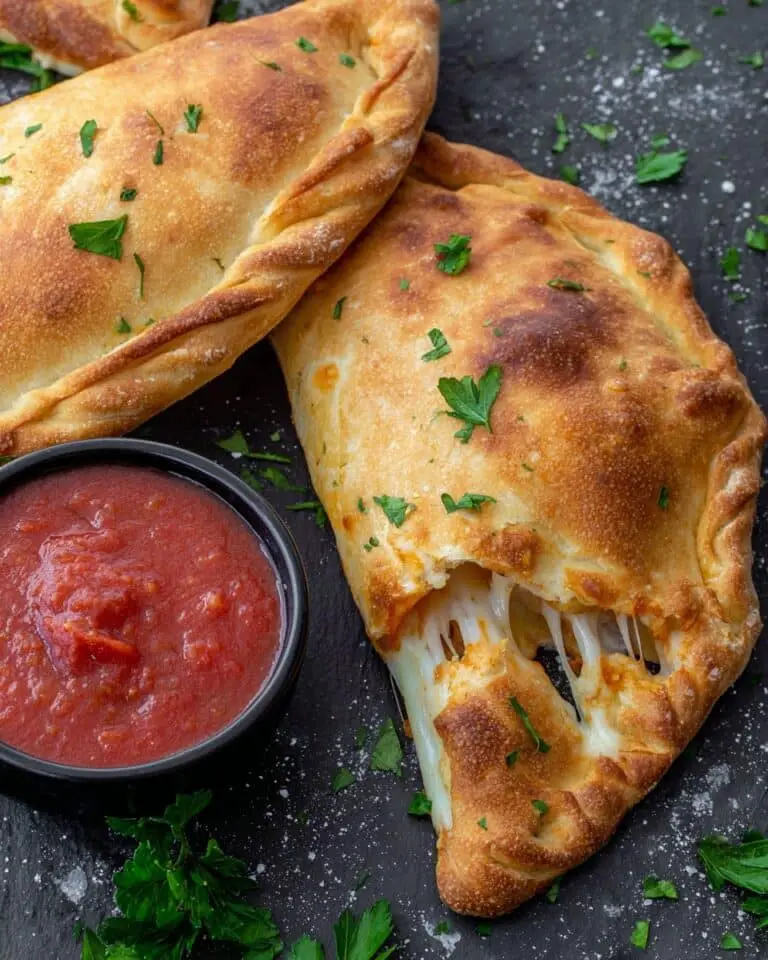 Air Fryer Calzones (Crazy Easy)