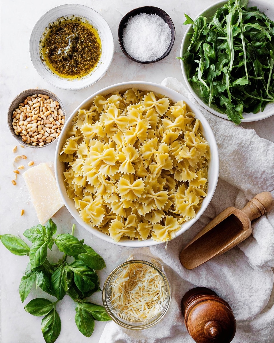 Lemon Basil Parmesan Pasta Salad