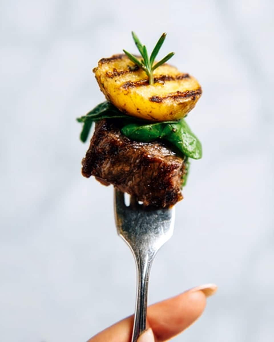 Slow Cooker Garlic Butter Beef Bites with Potatoes