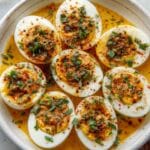 Cajun Boiled Eggs with Spicy Garlic Butter Sauce Recipe