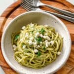 Creamy Mexican Green Spaghetti (Espagueti Verde)