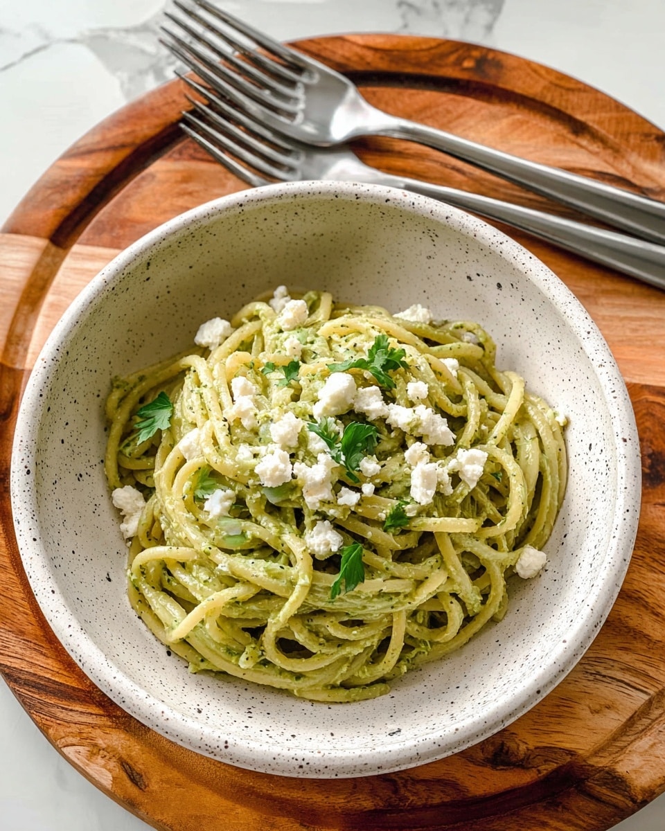 Creamy Mexican Green Spaghetti (Espagueti Verde)