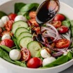 Easy Fresh Cucumber Caprese Salad Recipe