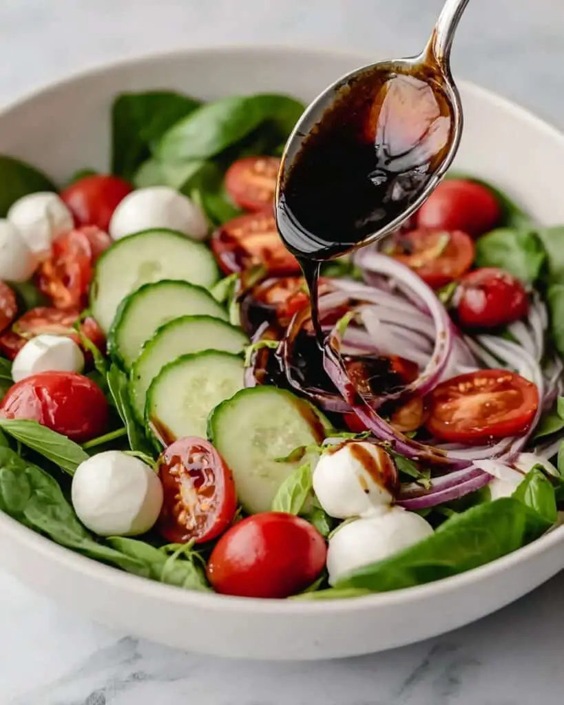Easy Fresh Cucumber Caprese Salad Recipe