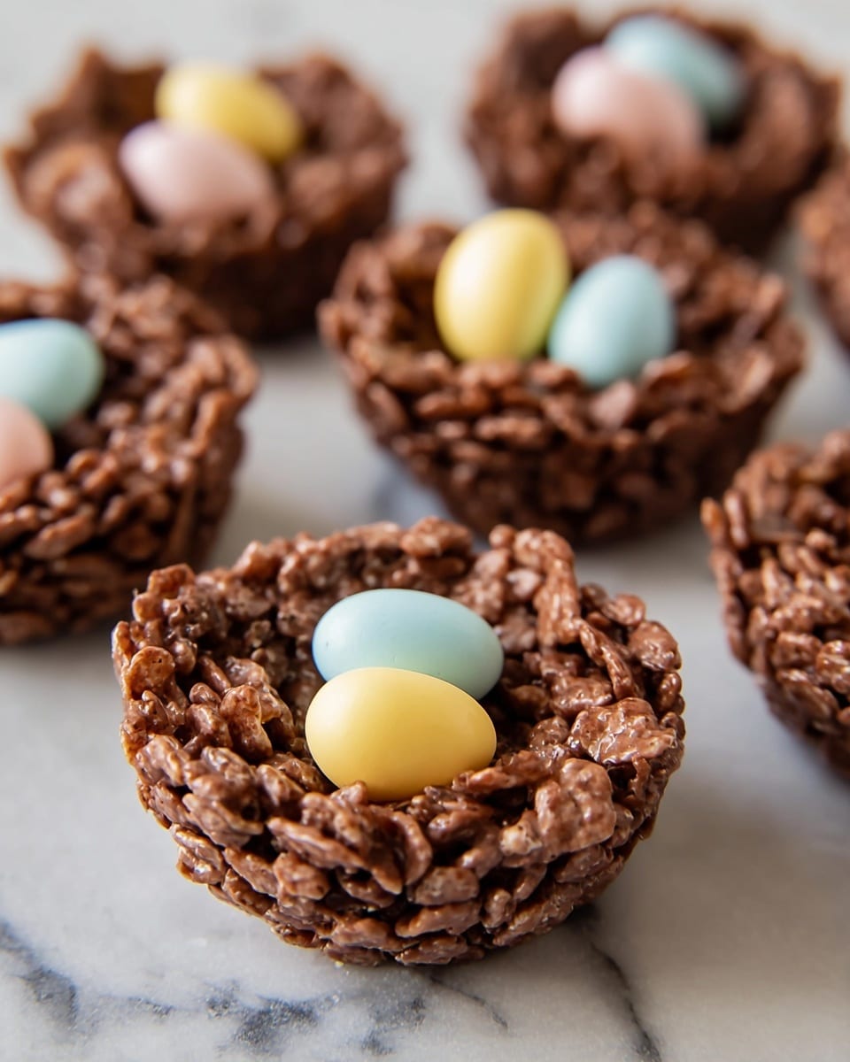 No-Bake Chocolate Bird Nests