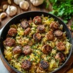Easy Turkey Sausage and Cabbage Stir Fry