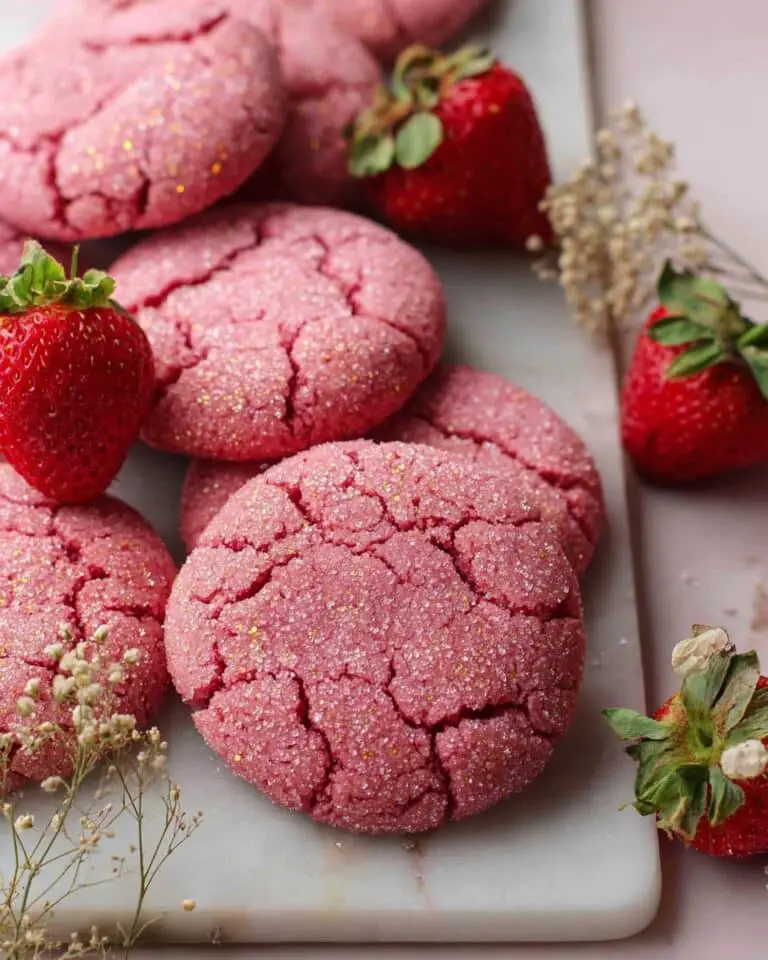 Strawberry Sugar Cookies (Vegan)