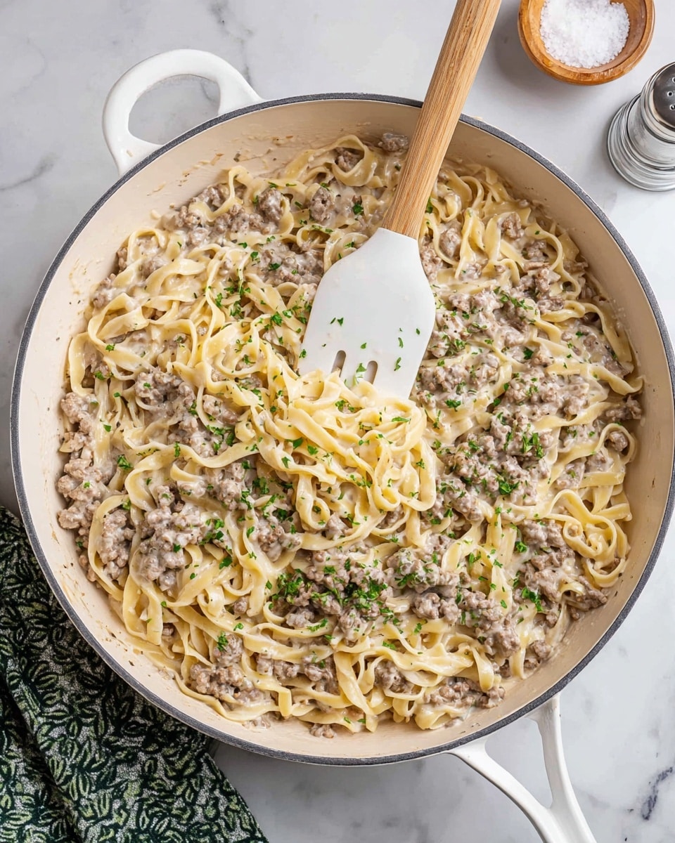 30-Minute Ground Beef Stroganoff