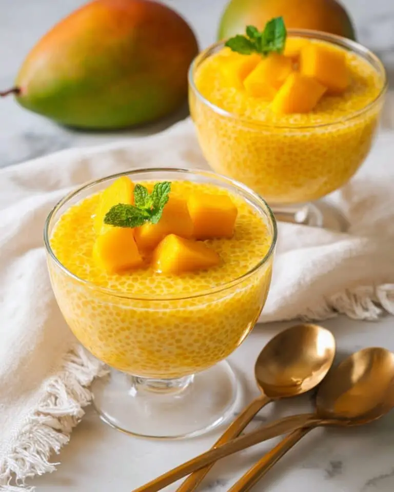 Creamy Mango Sago Dessert Recipe