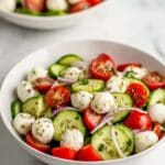 Fresh Cucumber Caprese Salad Delight Recipe