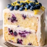 Lemon Blueberry Layer Cake Recipe
