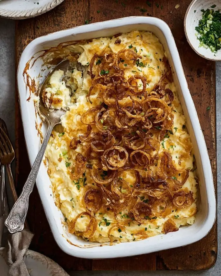 French Onion Funeral Potatoes Recipe