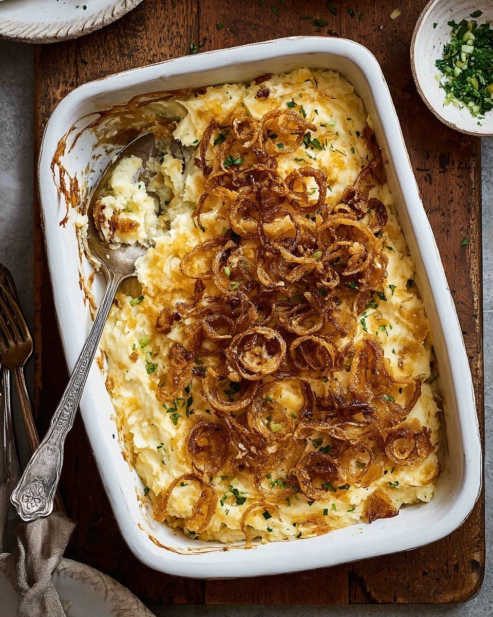 French Onion Funeral Potatoes Recipe
