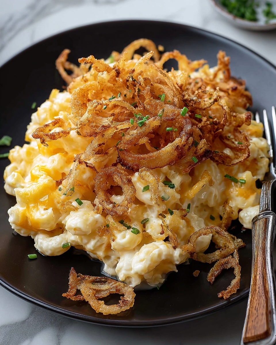 French Onion Funeral Potatoes Recipe