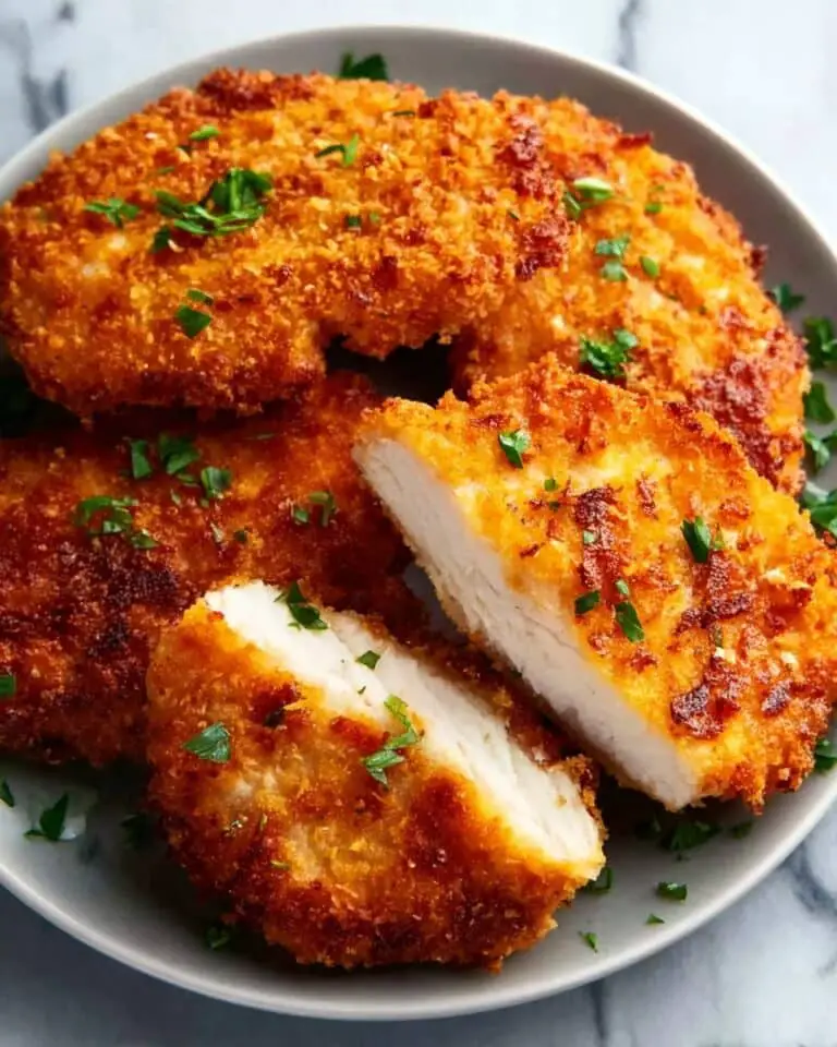 Air Fryer Parmesan Crusted Chicken