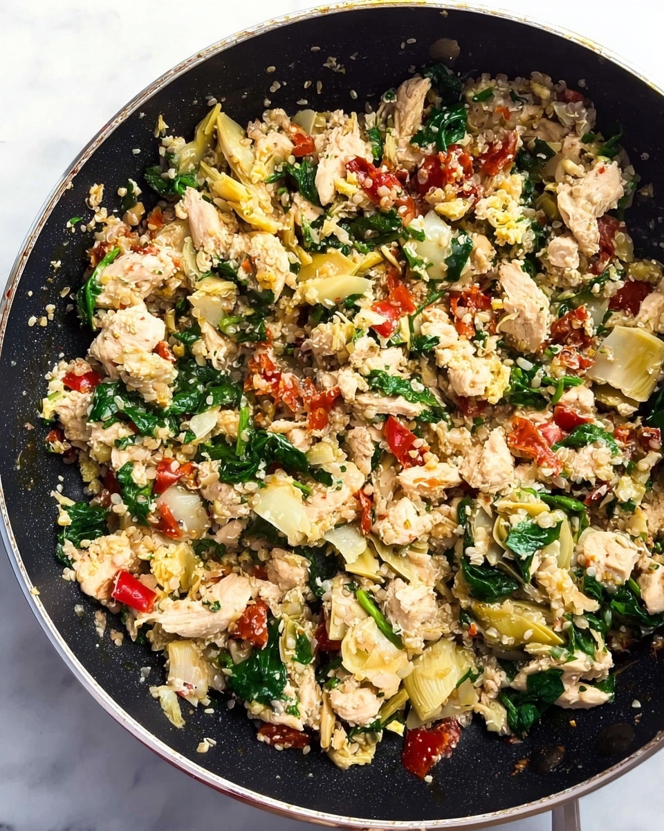 Mediterranean Chicken Stuffed Bell Peppers