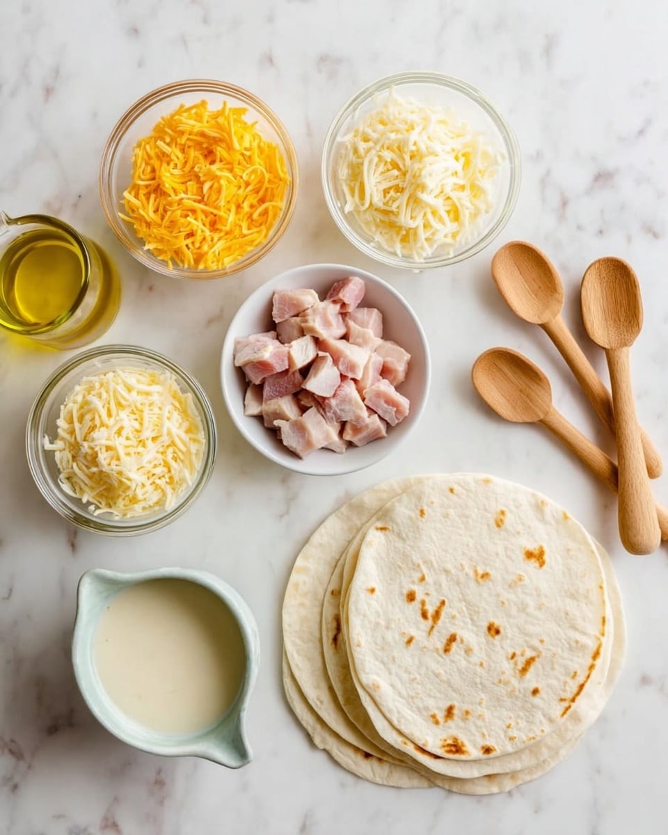 Cheesy Garlic Chicken Wraps