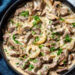 Keto Beef Stroganoff
