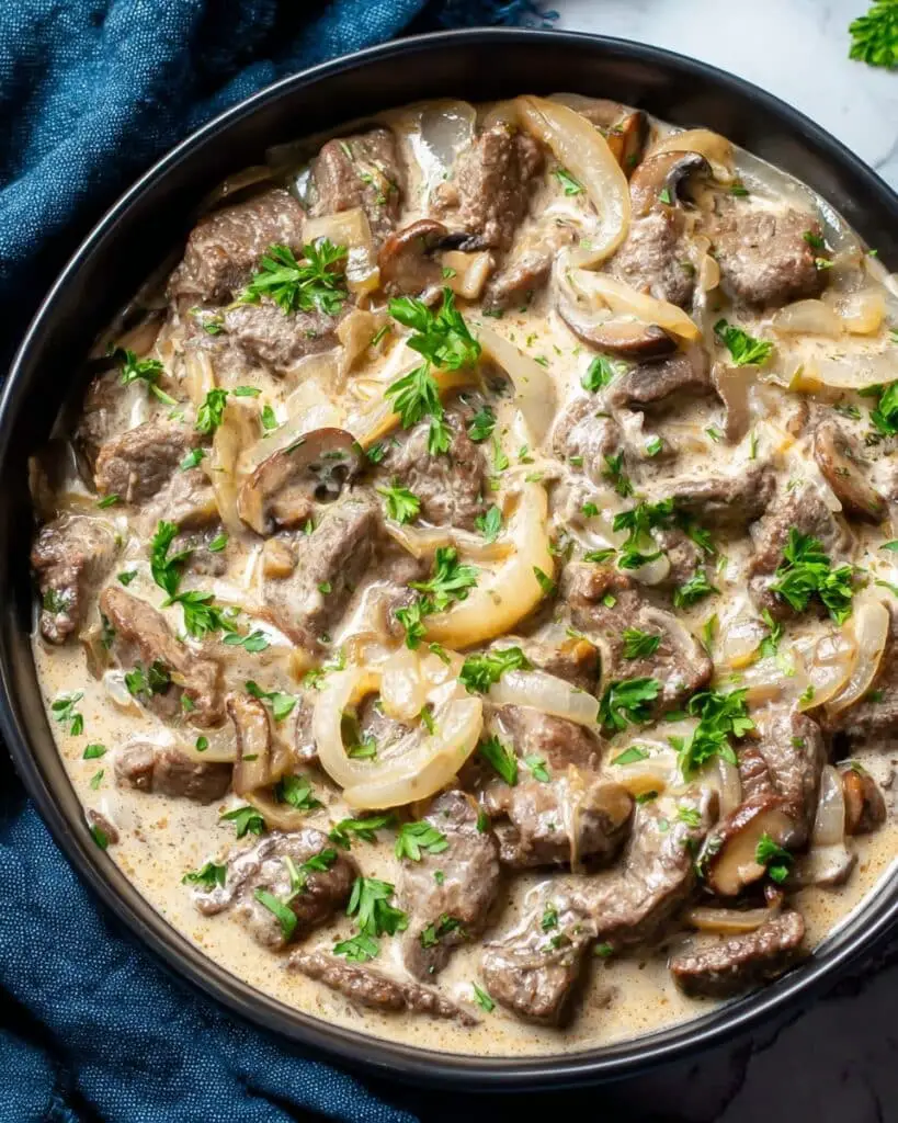 Keto Beef Stroganoff