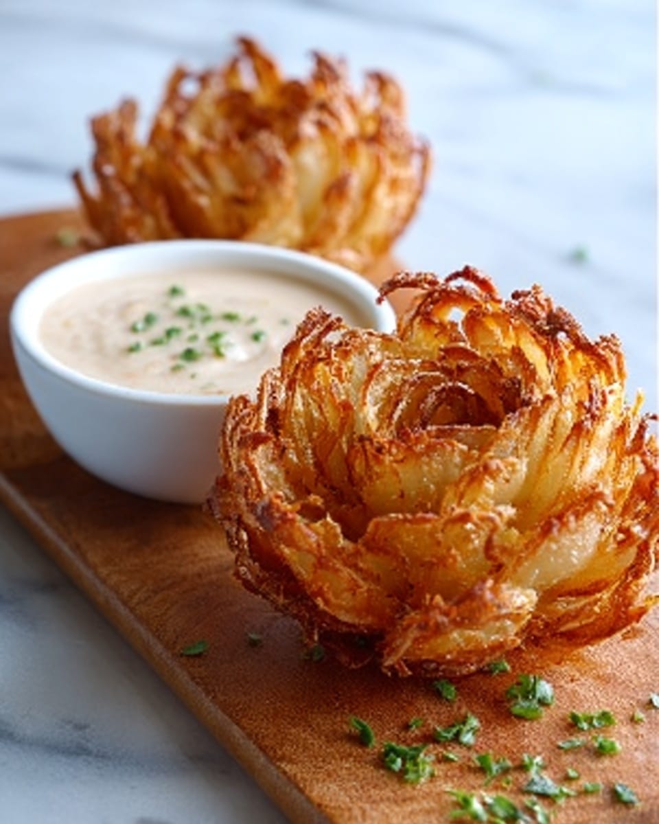 Air Fryer Crispy Mini Blooming Onions Recipe