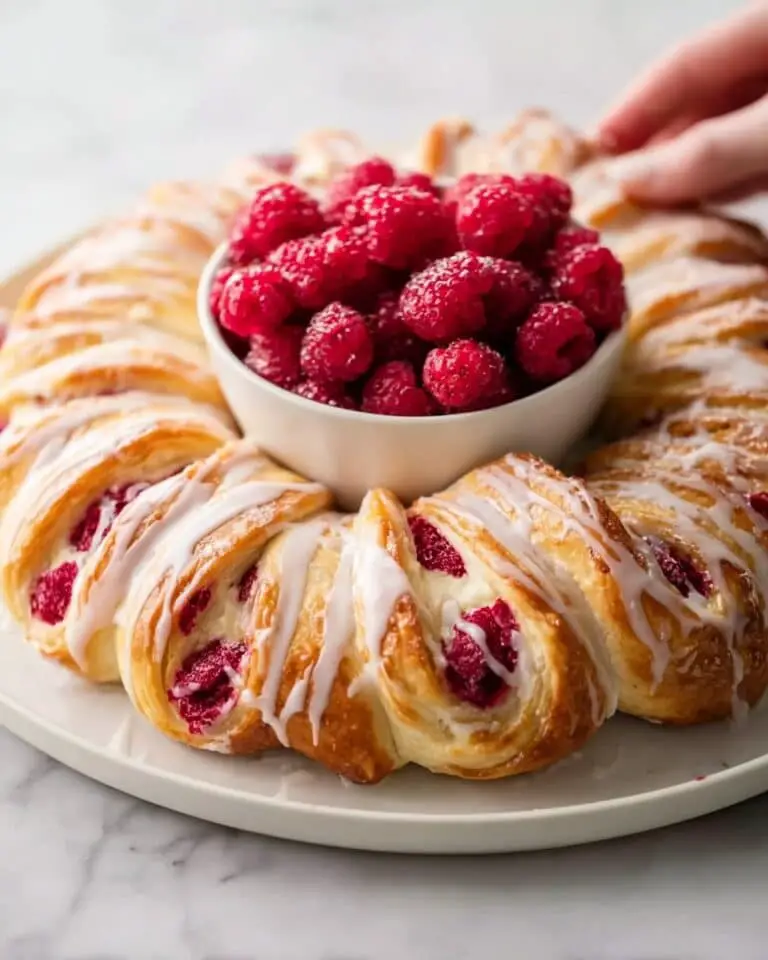 Lemon Raspberry Cream Cheese Danish Rolls Recipe