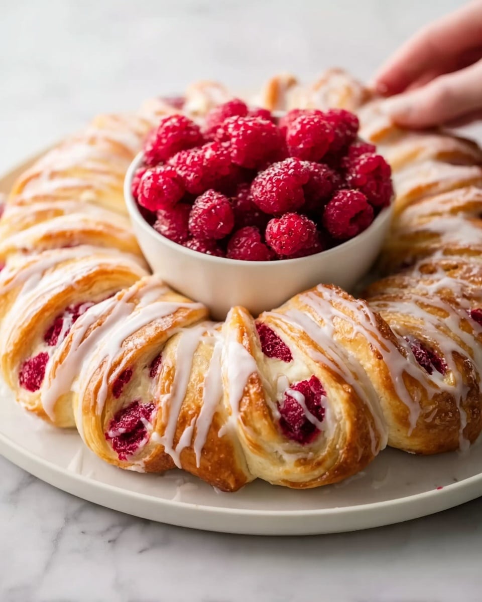 Lemon Raspberry Cream Cheese Danish Rolls Recipe