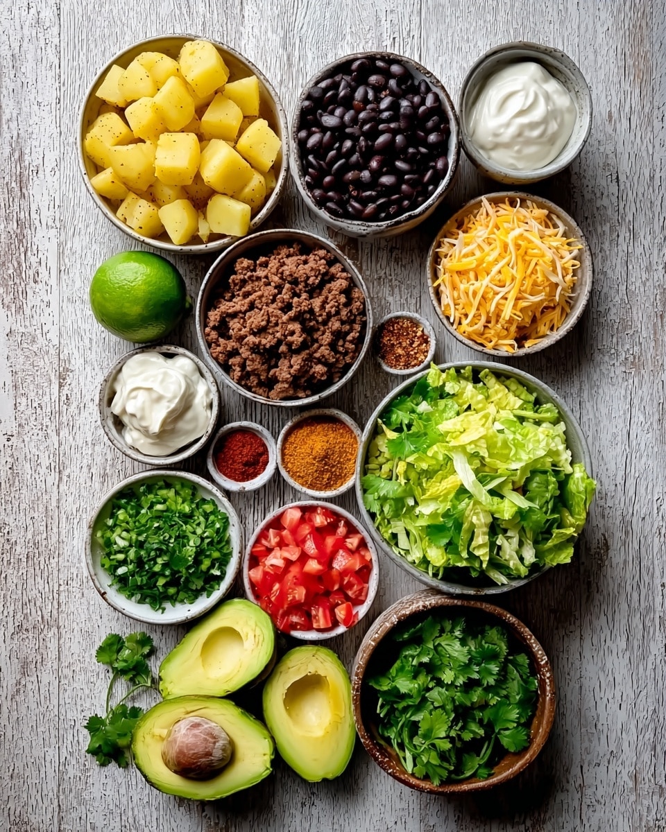 Loaded Potato Taco Bowl