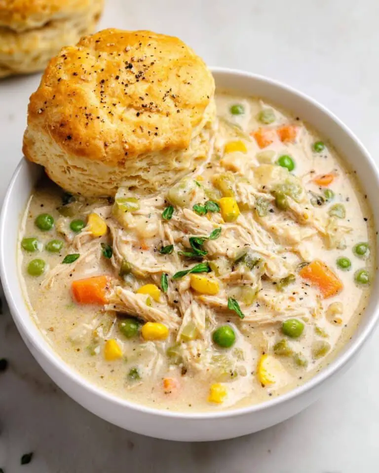 Easy Slow Cooker Chicken Pot Pie