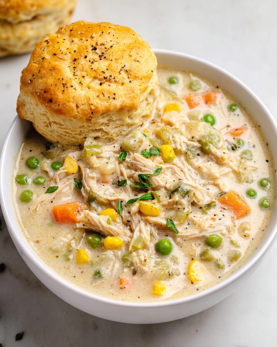 Easy Slow Cooker Chicken Pot Pie