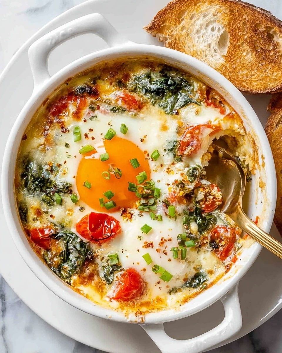 Baked Feta Eggs Recipe