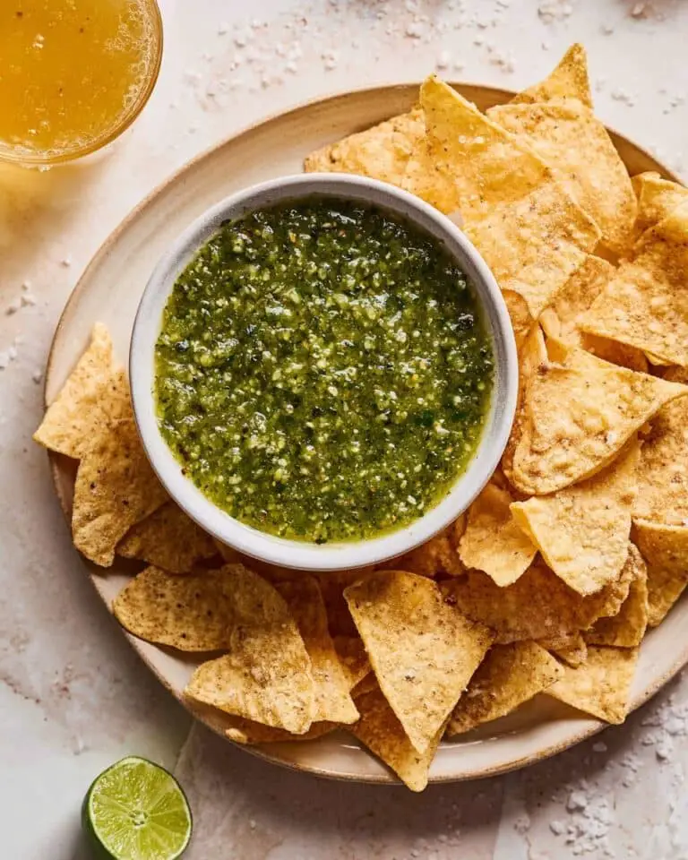 Creamy Tomatillo Salsa Recipe