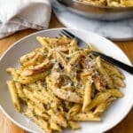 Garlic Parmesan Chicken and Pasta Recipe