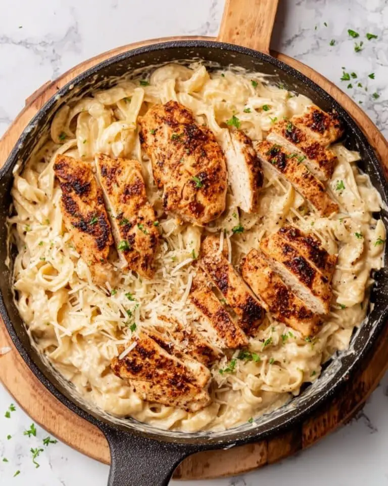 Garlic Parmesan Chicken and Pasta Recipe