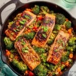 Honey-Garlic Salmon Skillet Recipe