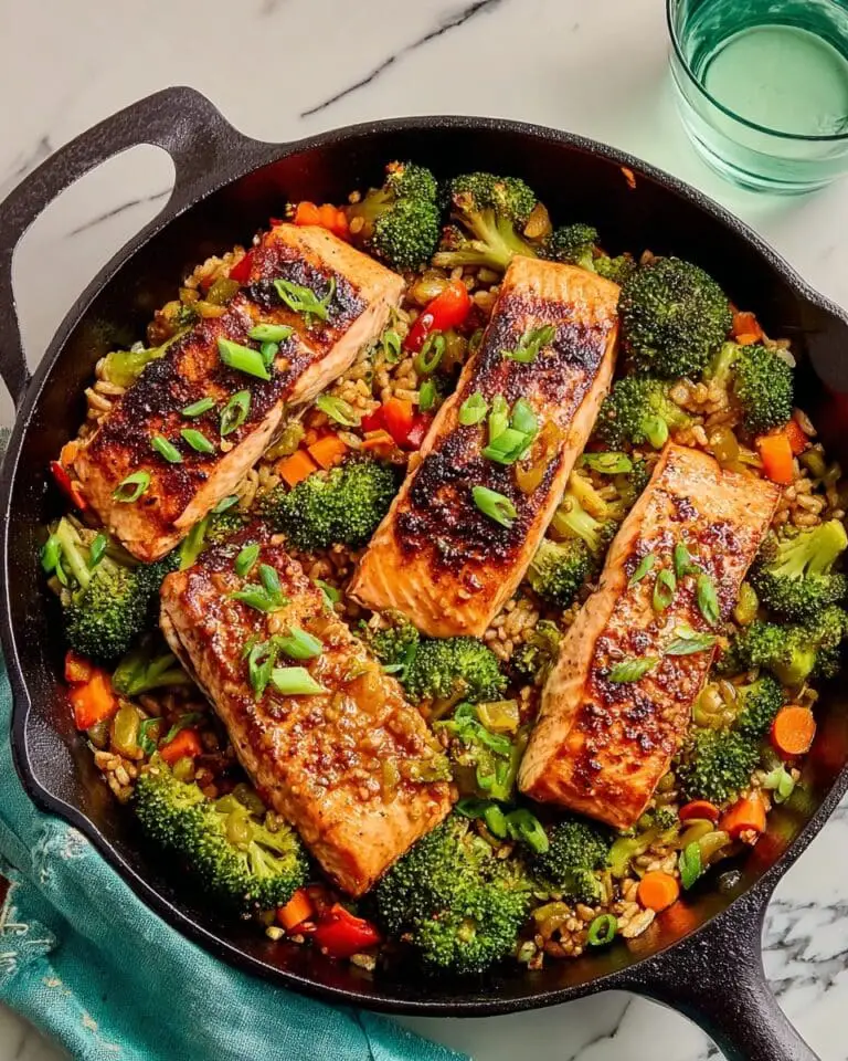 Honey-Garlic Salmon Skillet Recipe