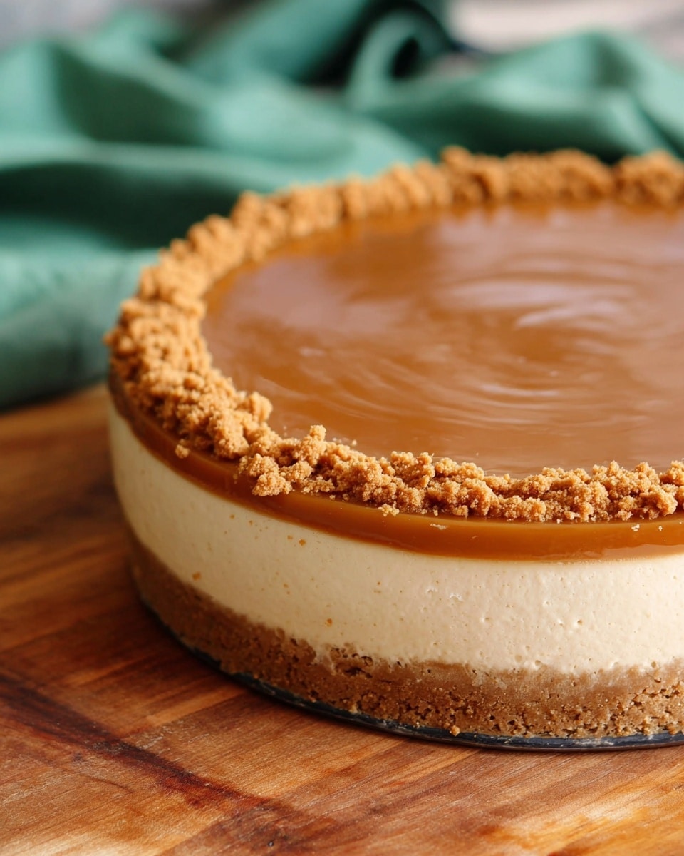 No Bake Biscoff Cheesecake
