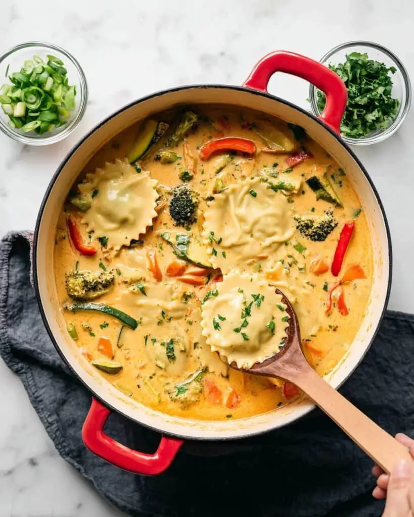 Red Curry Dumpling Soup Recipe