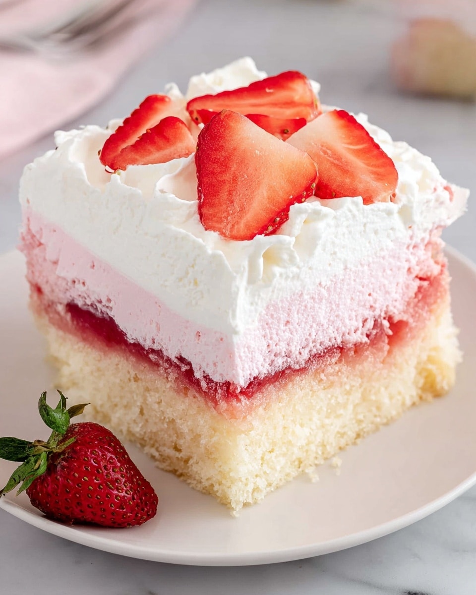 Strawberry Poke Cake Recipe