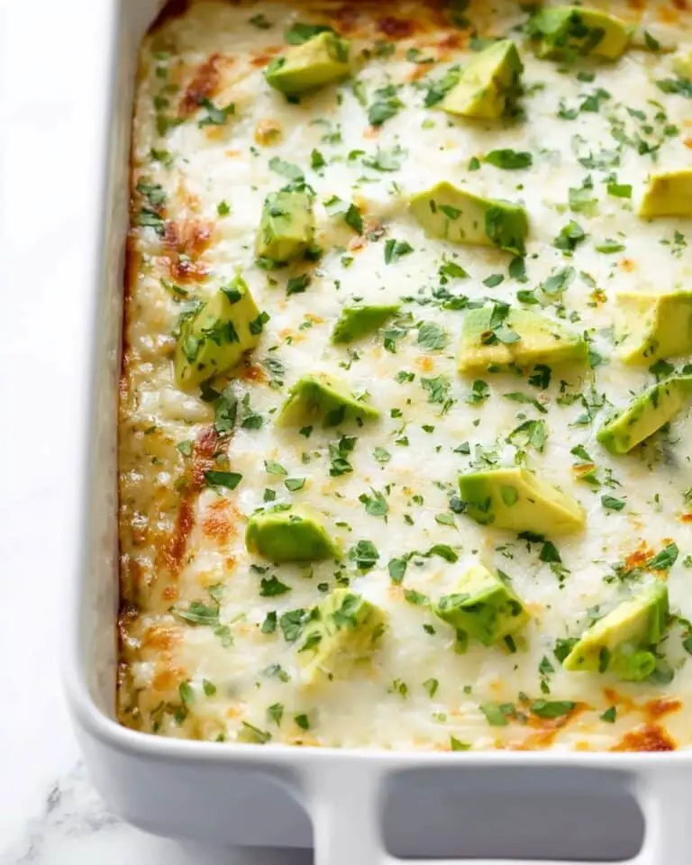 White Chicken Enchilada Casserole Recipe