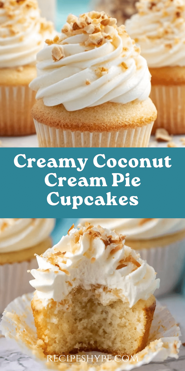 Coconut Cream Pie Cupcakes Recipe