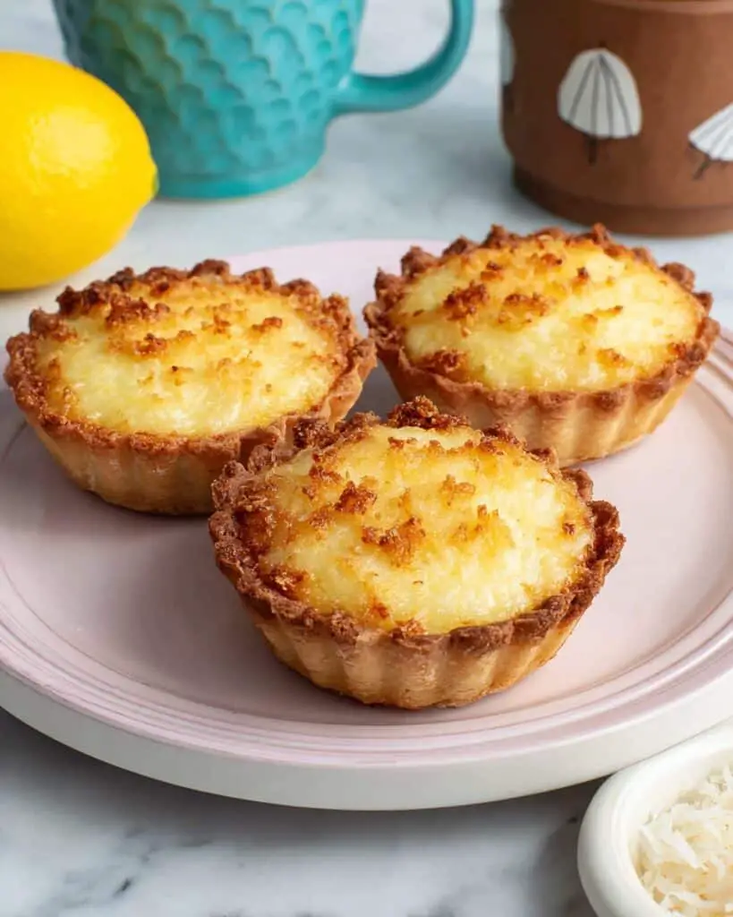 Hong Kong Style Coconut Tarts with Lemon Recipe