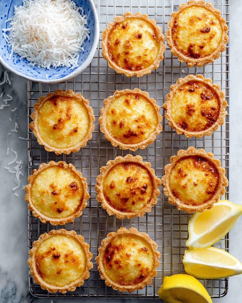 Hong Kong Style Coconut Tarts with Lemon Recipe
