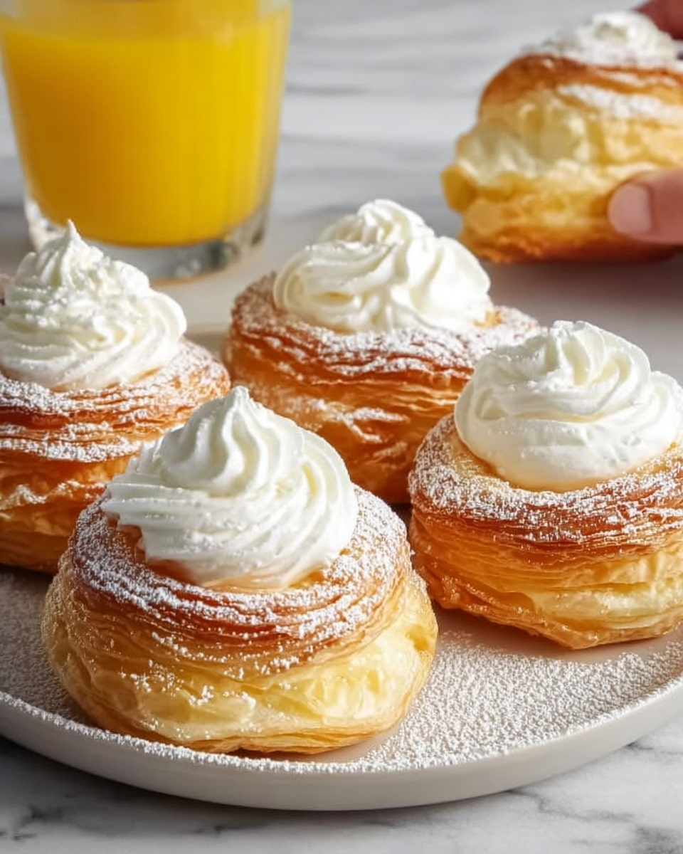 Lemon Cream Puffs with Lemon Filling Recipe