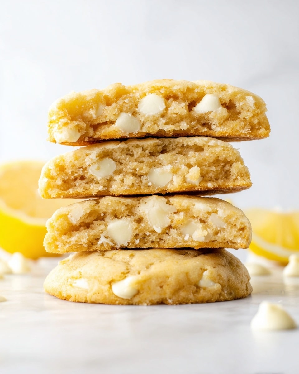 Lemon White Chocolate Chip Cookies Recipe